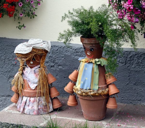 Diy clay pot crafts: 17 clay pot people