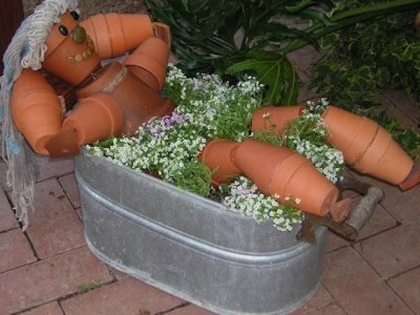 terra cotta pot people