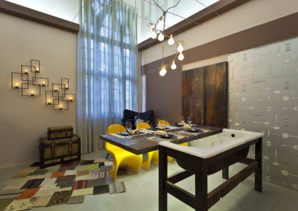 hanging dining table