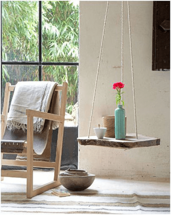hanging wood table
