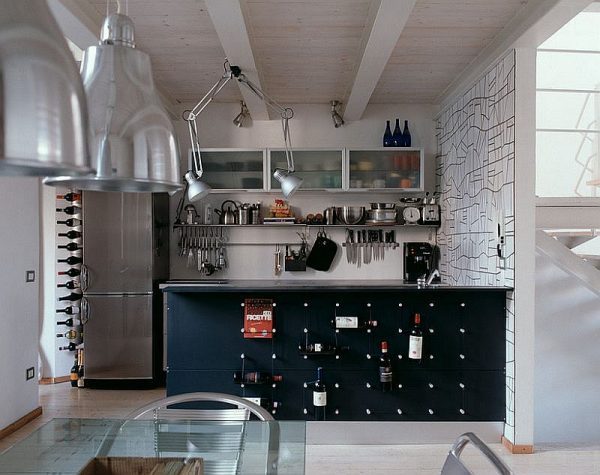 small industrial kitchen