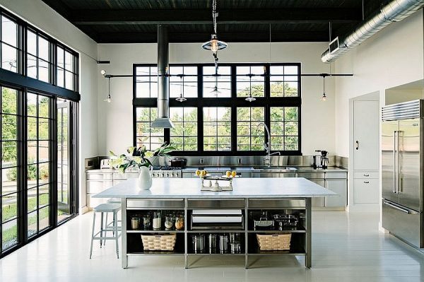 modern industrial kitchen