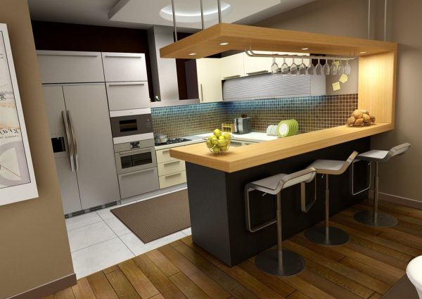 stylish modular kitchen