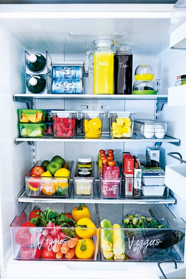 freezer organization containers