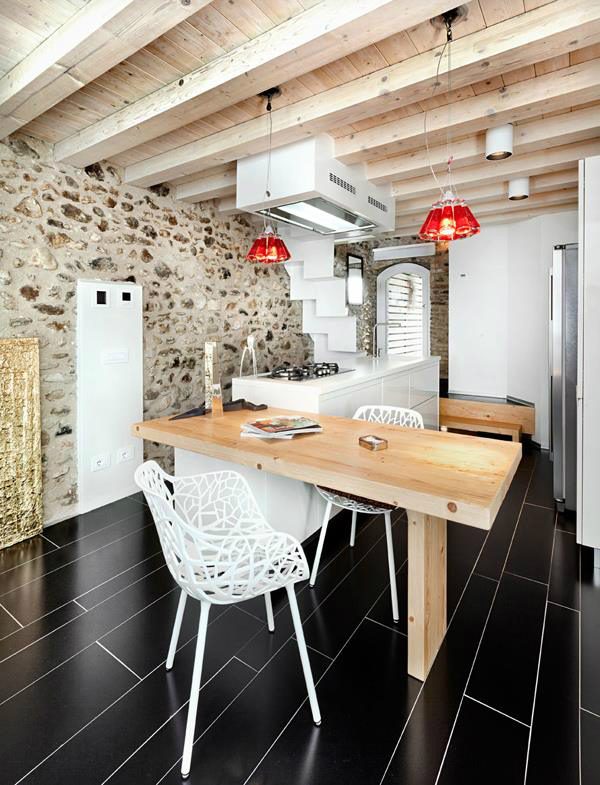 old and modern furniture