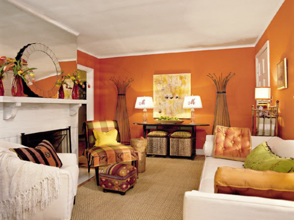 fall living room colors