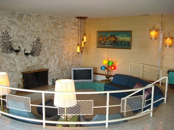 step down living room