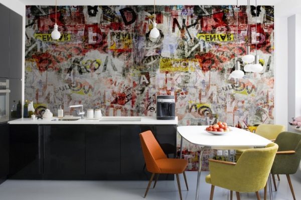 kitchen graffiti art