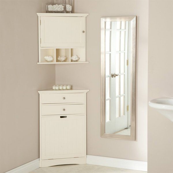 corner storage cabinet for small bathroom 