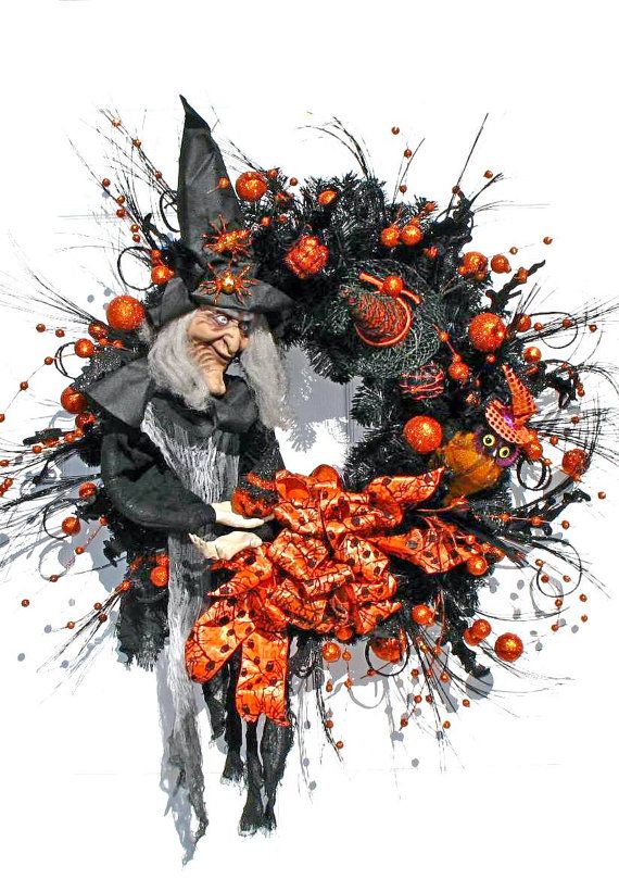 halloween door wreaths