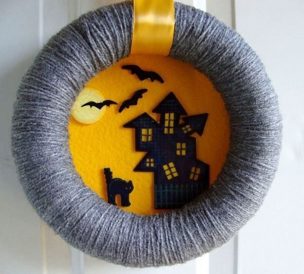 halloween wreath decorations