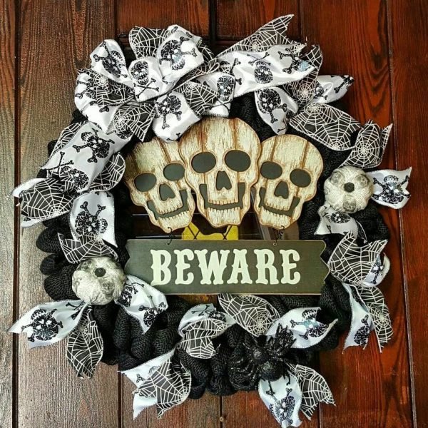 halloween wreaths for front door