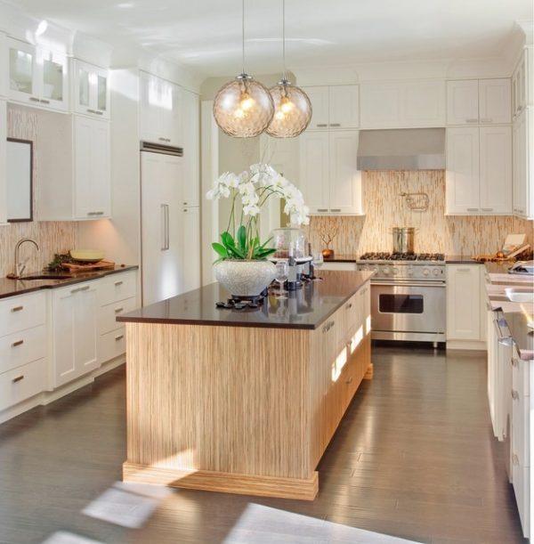 kitchen hanging lights over table