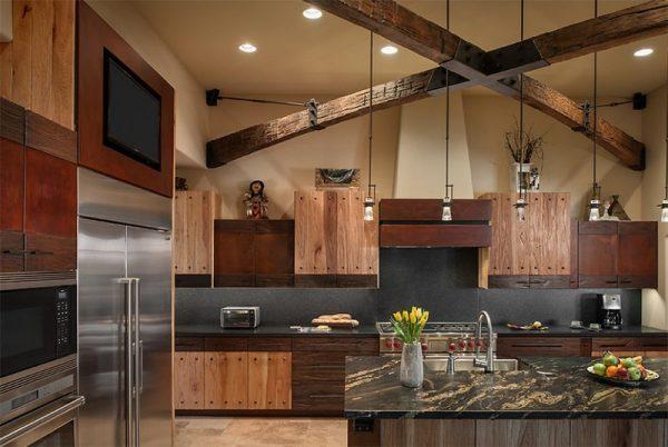 modern rustic kitchen cabinets