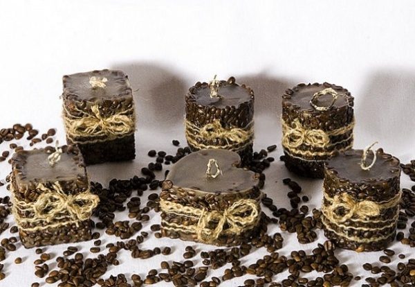 coffee smelling candles