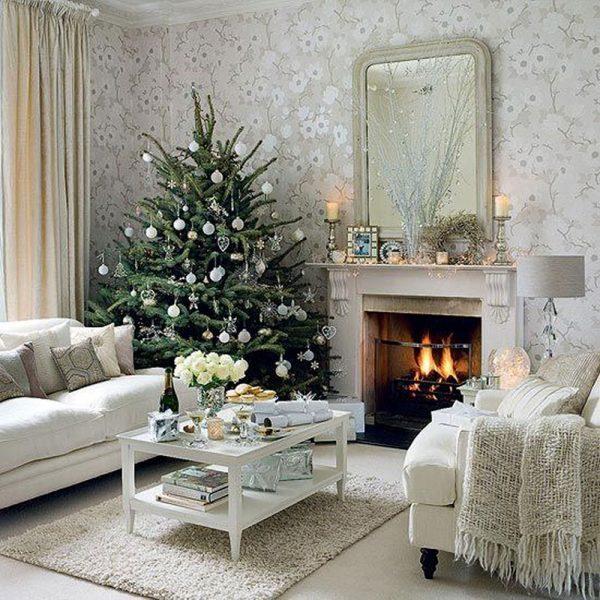 Gold Silver And White Christmas Decor