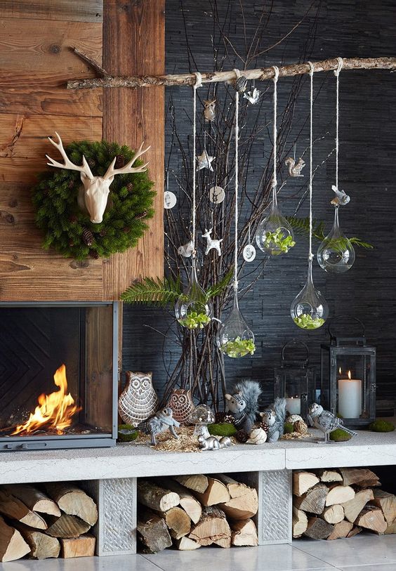 Indoor hanging christmas decorations