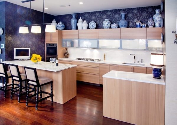 decorating ideas for above kitchen cabinets