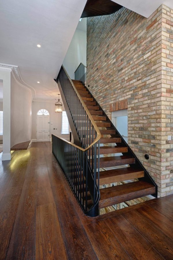 dark wood stair treads