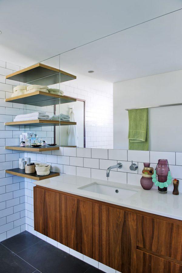 bathroom vanity shelf