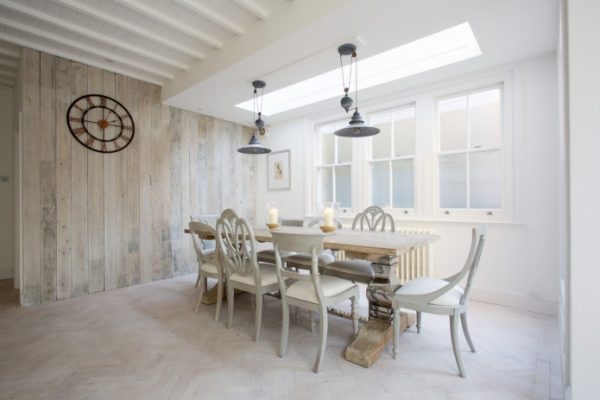 wooden floor interior design