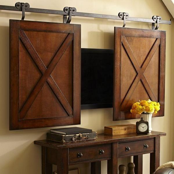 wall mount hidden tv