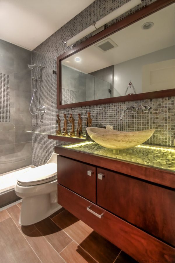 zen bathroom lighting