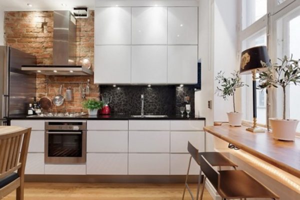 modern kitchen breakfast bar
