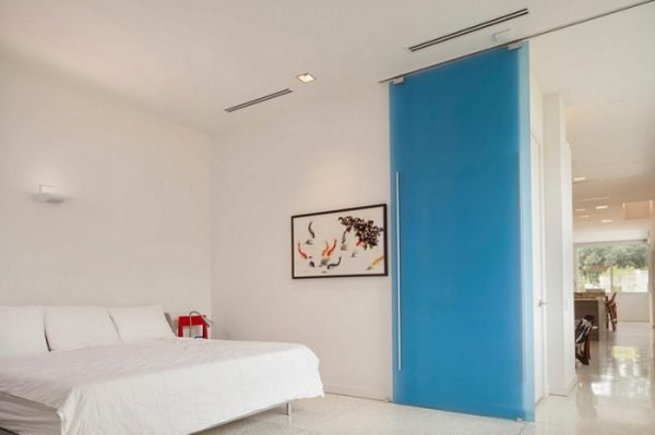 frosted glass bedroom door