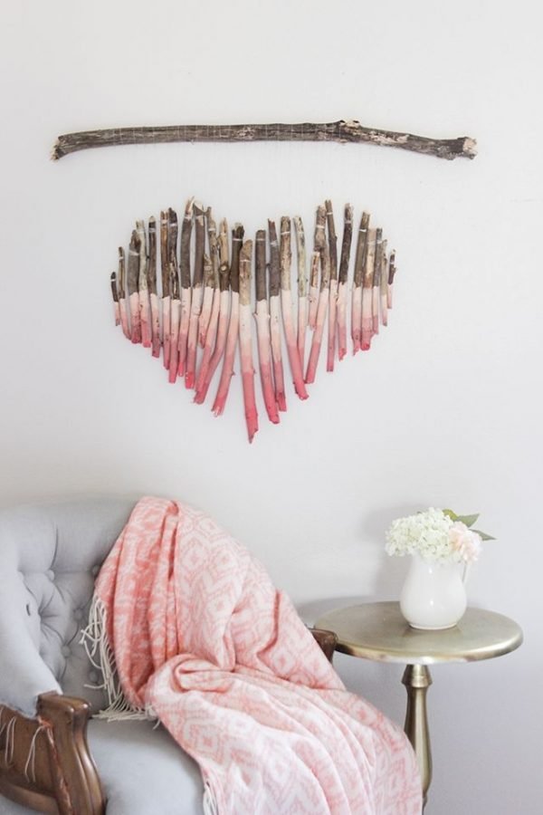 Rustic valentine decor