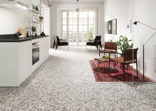 terrazzo floor tiles