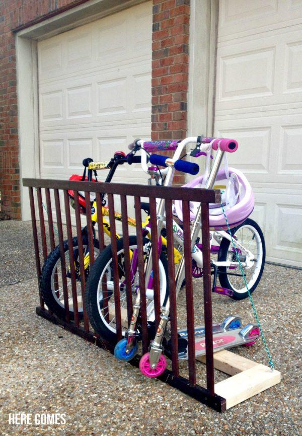 diy bike rack