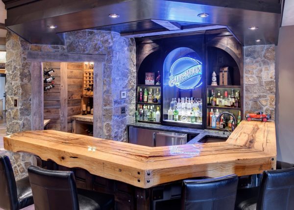 modern home bar