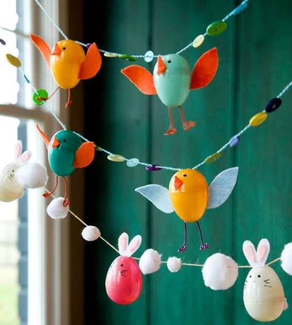 decorating plastic easter eggs