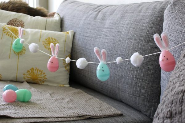 plastic egg bunnies