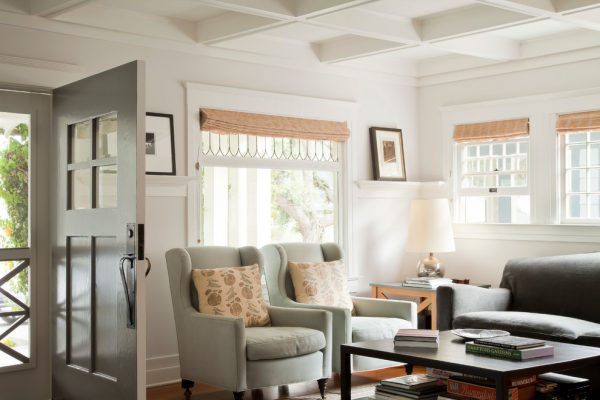 entryway opens to living room