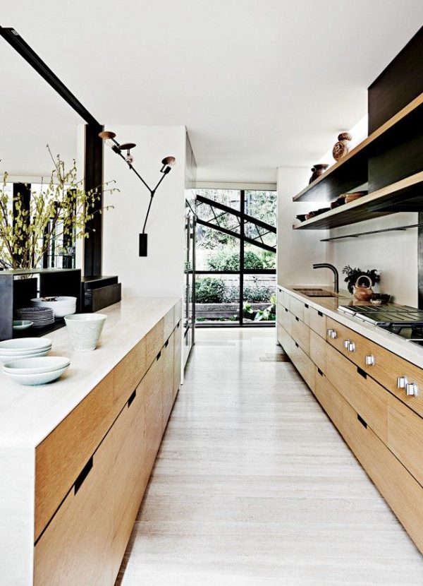 long narrow kitchen island table