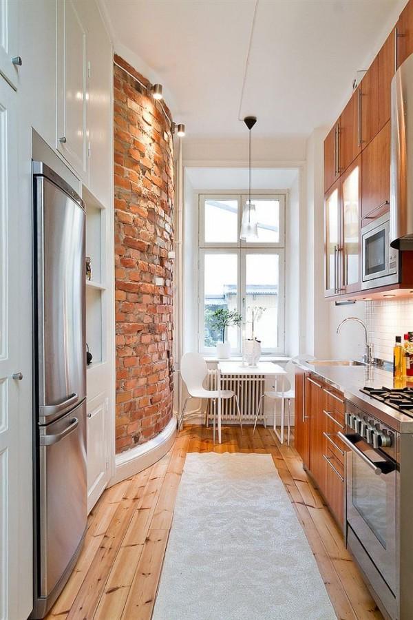 long narrow kitchen layout ideas