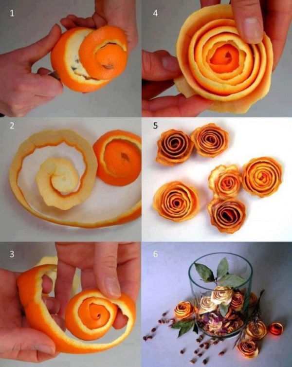 Creative ideas for reusing orange peels