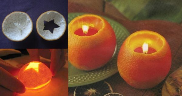 orange peel candle