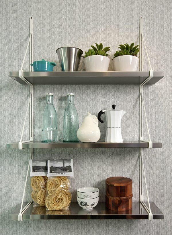 stainless steel wall shelf