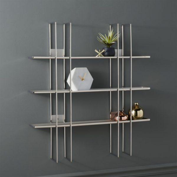 wall mount stainless steel shelves