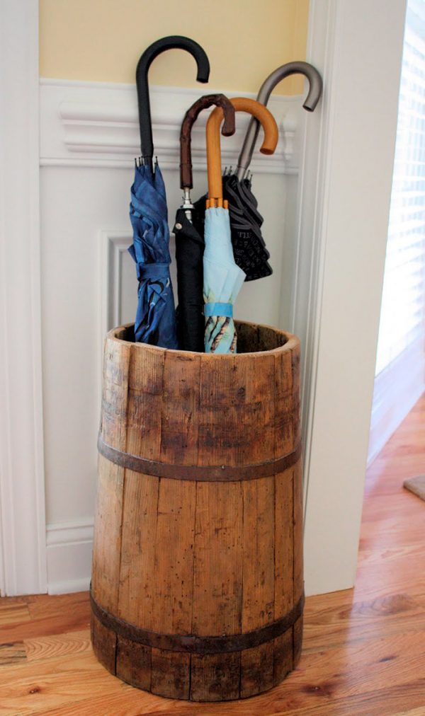 Diy umbrella stand