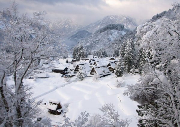 Ainokura gassho village of Gokayama Japan