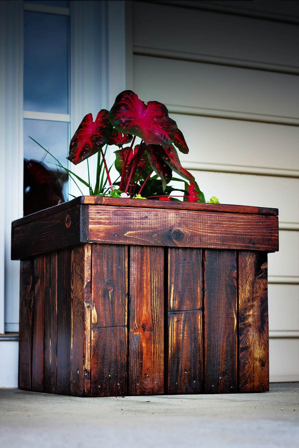 Planter boxes made from pallets