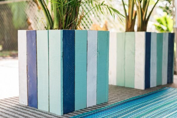 diy pallet planter box
