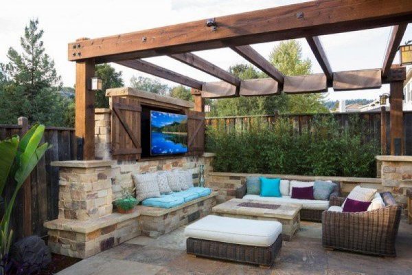 Affordable outdoor tv ideas