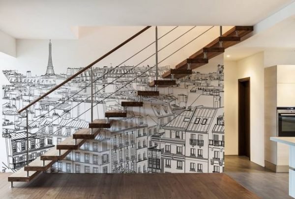 stairway wall art