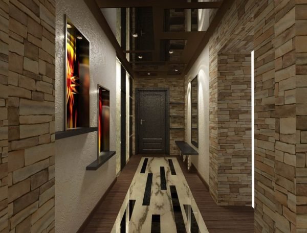 narrow hallway design