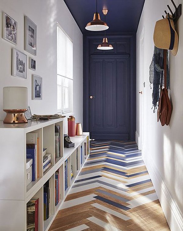 narrow hallway storage solutions